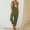 Army Green, variant on Bib Overalls Women Flower Print Sleeveless Long Romper Wide Leg Pants With Pockets Light Gray M