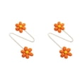 thumbnail image 6 of Aaihamo 5Pcs Bendable Curtain Tiebacks, 2 Pack Floral Twists Curtain Tiebacks, Decorative Curtain Holdbacks for Drapes Sheers Home Window, 6 of 9