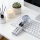 thumbnail image 4 of Transparent Ice-Cool Handheld Folding Fan Portable And Compact-Ideal For Offices Students And Outdoor Use-Powerful Airflow, 4 of 6