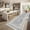 Blue/Beige, variant on Kitchen Runner Rug Non Slip Washable 2.5x10, Soft Ultra-Thin Entryway Rug Runners for Hallways, Carpet Runner for Living Room,Kitchen, Laundry, Bathroom(Beige,2.5'x10')