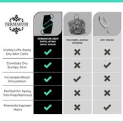 Dermasuri Exfoliating Back Scrubber - Exfoliator Body Scrub for Women & Men (1 Pack)