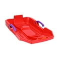 thumbnail image 4 of Lipstore Luge de Descente pour Enfants, Traîneau de Neige avec Frein, Luge d'Herbe Portable Longueur 62 cm Rouge, 4 of 8