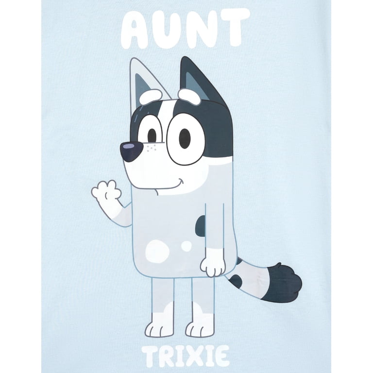 Bluey Aunt Trixie Matching Family T-Shirt Adult - Walmart.com