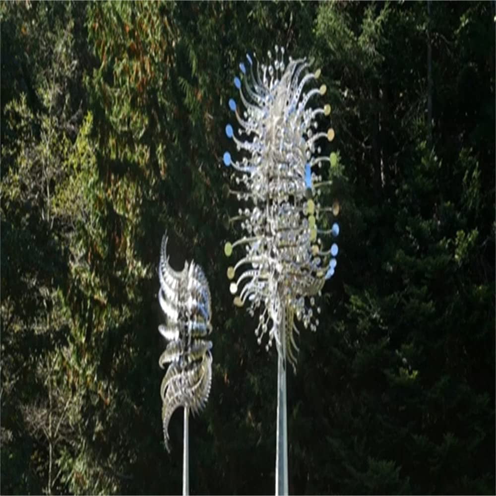 Unique and Magical Metal Windmill Kinetic Metal Wind Spinners Garden Decoration 