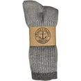 thumbnail image 4 of Yacht & Smith 12 Pairs Merino Wool Thermal Boot Socks, Mens Womens Hiking Winter Sock (Womens 12 Pairs Gray), 4 of 5