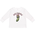 thumbnail image 3 of Inktastic Dill-lightful Pickle Girls Long Sleeve Toddler T-Shirt, 3 of 5