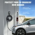 thumbnail image 2 of Tnobhg EV Charger Holder Wall Mount Wall-punching with Screws Anti-slip Protect The Plug Charger Cable Holder Bracket Electric Vehicles Charger Holder, 2 of 7