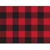 Pack Of 1, Buffalo Plaid Christmas 24" X 417' Roll Christmas Premium Gift Wrap Papers For 175 -200 Gifts Made In USA