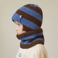 thumbnail image 4 of Kids Winter Knitted Hat and Fleece Neck Warmer Scarf Set for Boys Girls Age 1-11 Years, 4 of 4
