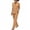 Khaki, variant on Womens Two Piece Sets Summer Linen Outfits Sets Solid Color Short Sleeve V-Neck Shirts and Elastic Waist Pants for Beach Travel