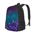 thumbnail image 2 of Daiia Purple and Green Glitter Backpack for Men and Women -Durable Backpack Large Capacity, Water-Resistant Bag with Adjustable Straps and Laptop Compartment, 2 of 9