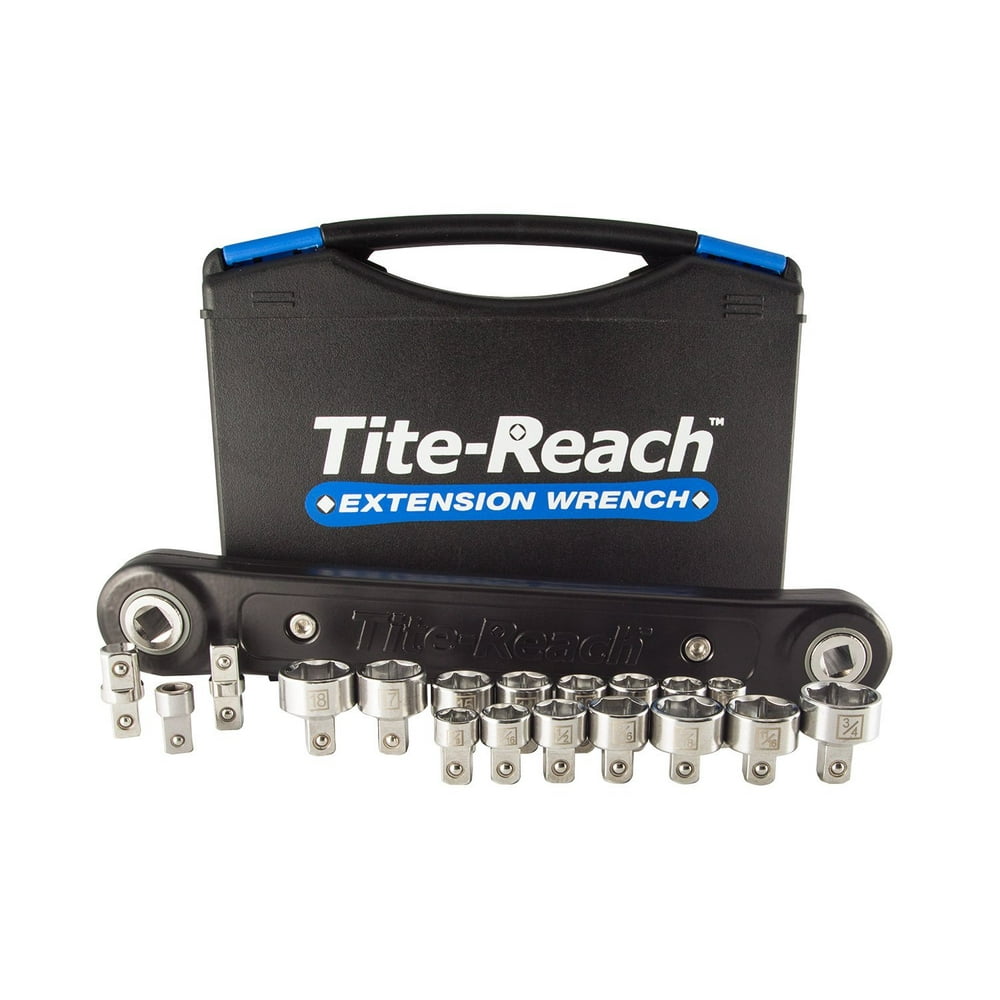 3/8" Professional Extension Wrench and Low Profile Socket Kit Walmart