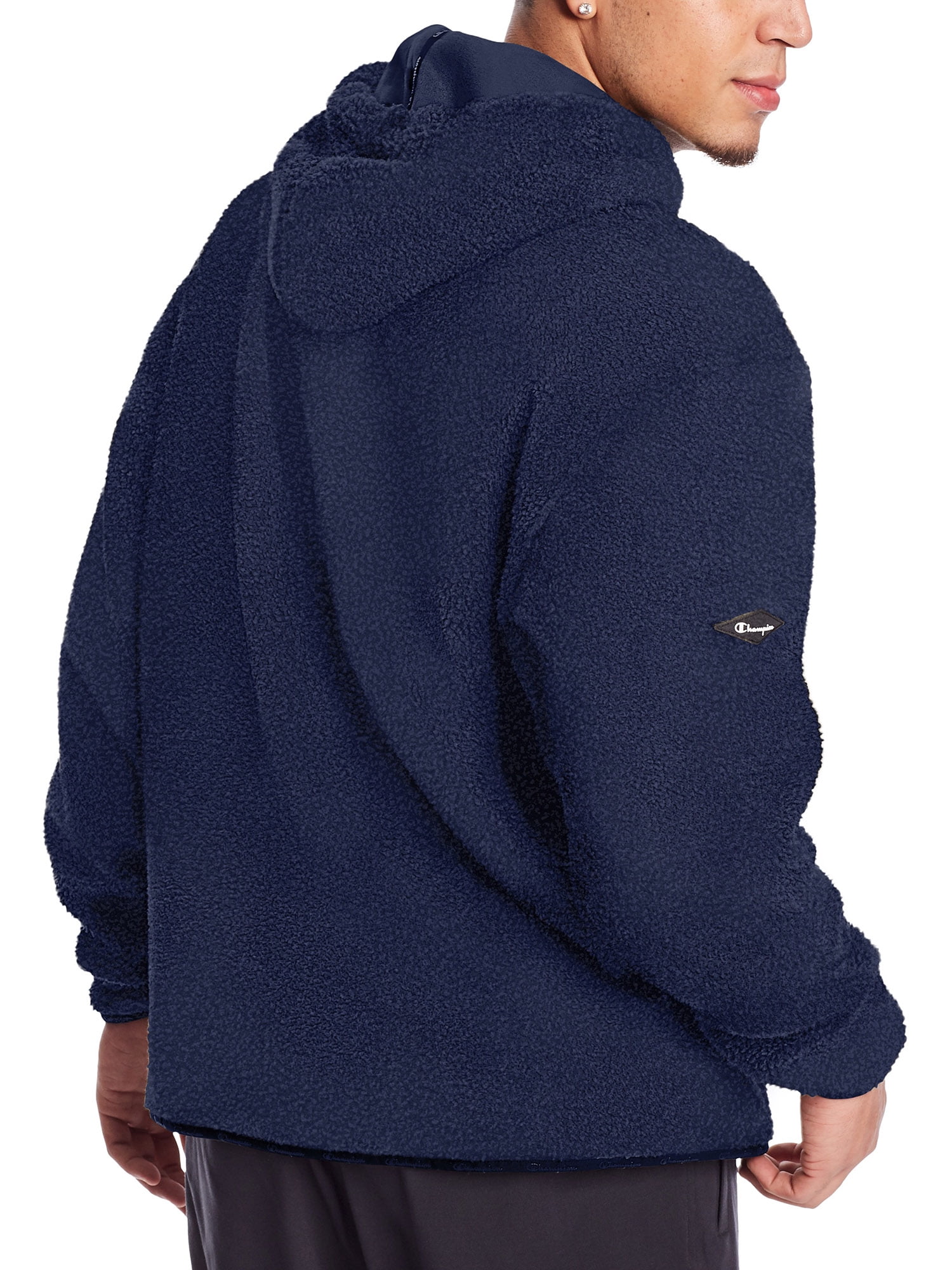 champion men's heritage sherpa hoodie