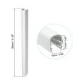 thumbnail image 2 of Uxcell 11.8" Skateboard Deck Guards Protector, 4 Pack Skate Deck Edge Protection, White, 2 of 5