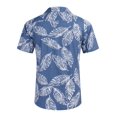 thumbnail image 4 of COOFANDY Mens Hawaiian Shirt Short Sleeve Buttoon Down Shirts Casual Tropical Floral Summer Linen Shirts, 4 of 6