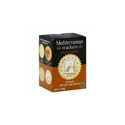 Mediterranean Cracker Feta & Oregano by Natural Nectar
