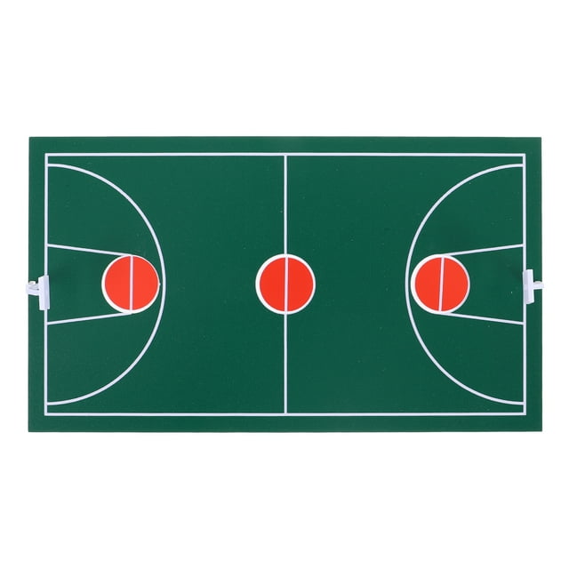 Basketball Court Model for Sand Table Scene Miniature Scale Basketball Playground Desktop Decoration Micro Basketball Court for Handcraft Enthusiasts
