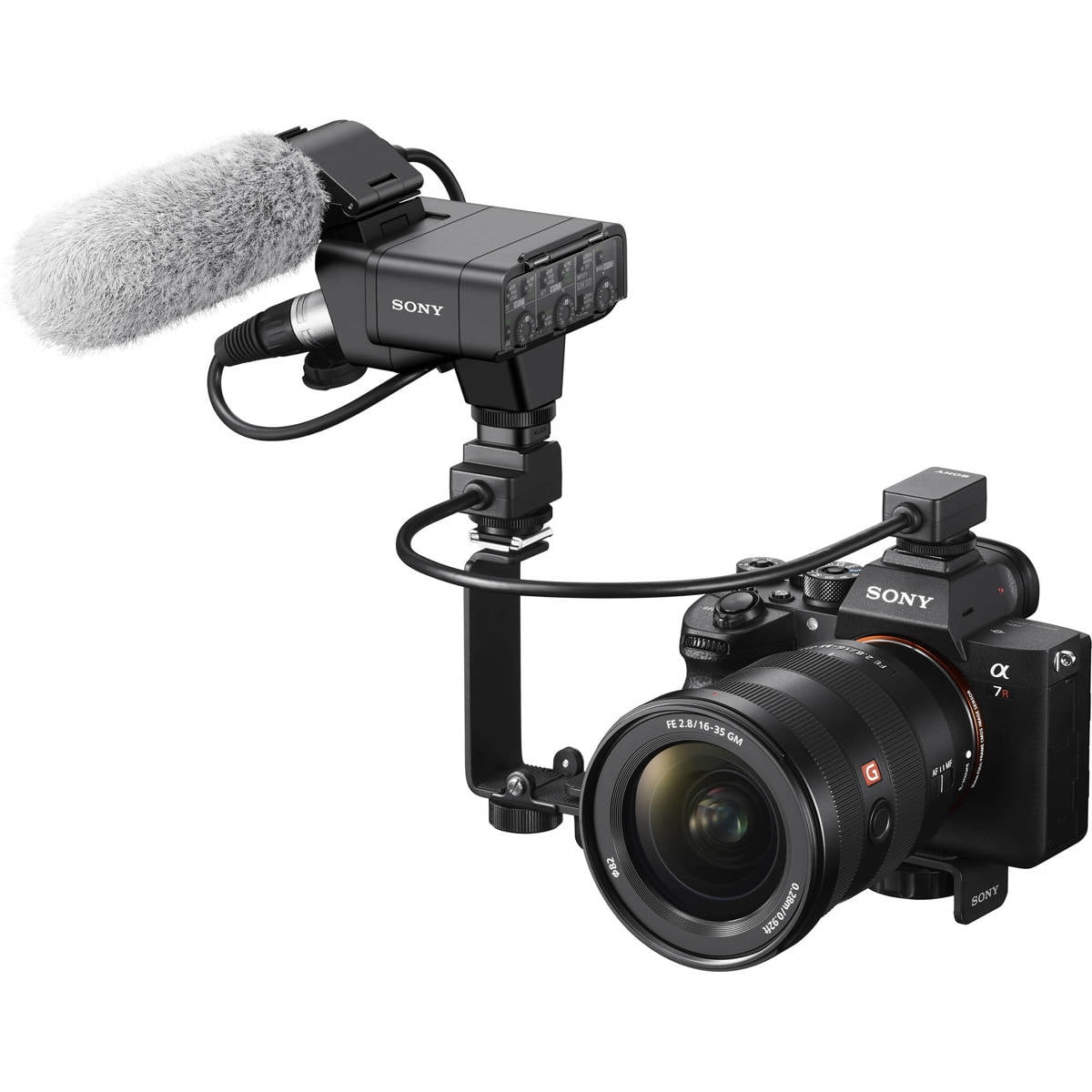 Sony XLR-K3M Dual-Channel XLR Adapter Kit with Super-Directional Shotgun Microphone