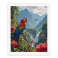 thumbnail image 5 of Paint by Numbers Kit for Adults, Parrot With Waterfall And Flowers Paint by Numbers, Easy Paint by Numbers Kit for Adults Beginner, DIY Adult Paint by Number Kits on Canvas, 12x16in Home Decor, 5 of 7
