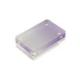 thumbnail image 3 of Acrylic Photo Frame 6x4 Inches Transparent, Desktop Display Holder with Magnetic Closure - Perfect for Photos, Idols, and Memorable Moments - Acrylic Frame for Home or Office Decoration, Purple, 3 of 11