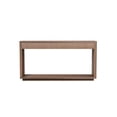 thumbnail image 5 of Noble House Weyburn Modern Fluted Console Table with Drawers, Solid Wood Veneer Sofa Table for Living Room, Walnut, 5 of 9