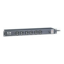 Tripp Lite 1U Rack-Mount Network Server Power Strip w/ 6 Outlets (Front-Facing)