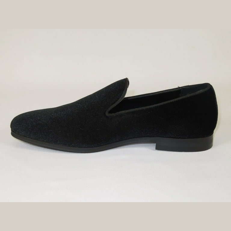 Mens Santino Luciano Shoes Soft Velvet Slip on Loafer Formal Mens Santino Luciano Shoes Soft Velvet Slip on Loafer Formal