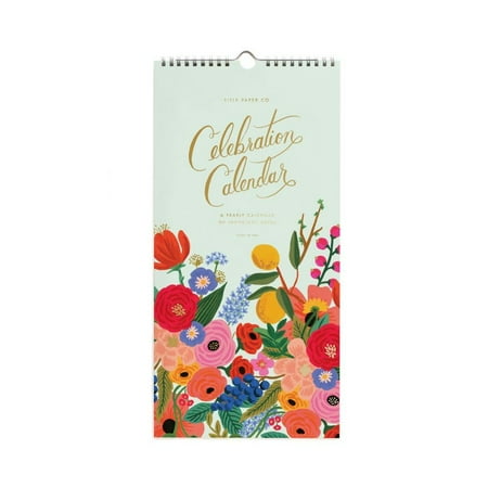 - 2019 Celebration Perpetual Wall Calendar, by Rifle Paper Co.
