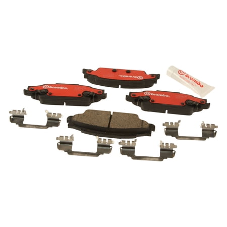 Brembo NAO Ceramic OE Equivalent Brake Pad Set  w/ Shims