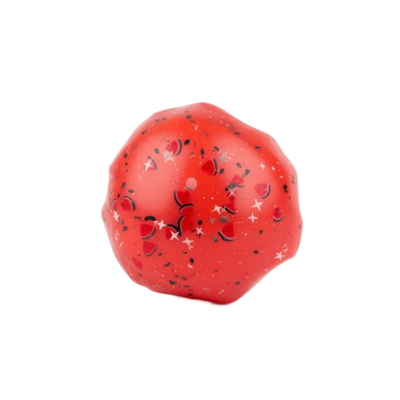 Squishy Transparent Sequins Stress Relief Ball, Multicolor Glitter Jelly Squeeze Toy, Fun Sensory Decompression Toy for Boys Girls and Adult Collectors