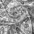 thumbnail image 5 of Ambesonne Geometric Valance Pack of 2, Abstract Hexagons, 42"X12", Grey Pale Grey, 5 of 5
