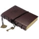thumbnail image 5 of Cuaderno de viaje Donemore de cuero sintético vintage con tapa dura y rayas, estilo diario de viaje de aspecto antiguo., 5 of 5