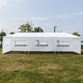 thumbnail image 5 of UWR-Nite Outdoor Party Tent with 5 Side Walls, 10' x 30' White Patio Gazebo Canopy Tent for Outside, Sunshade Shelter Folding Gazebo Canopy Tent, Waterproof Outdoor Gazebo Tent for Backyard Wedding, 5 of 14