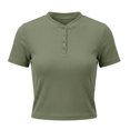 thumbnail image 1 of Playera Quarry para Dama, Aletilla Olivo Talla G, 1 of 4