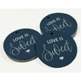 thumbnail image 3 of Inkdotpot Love Is Sweet Wedding Bottle Tag Real Silver Foil Favor Hang Tag 50 Pack, 3 of 7