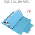 thumbnail image 2 of iphone 6 leather wallet case wide buckle separable blue case, 2 of 7