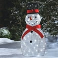 thumbnail image 5 of NOMA Snowman Christmas Display PreLit LED Outdoor Holiday Lawn Decoration, 5 of 8