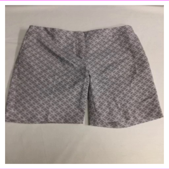 Mario Serrani Ladies Bermuda Comfort City Shorts 6/Light Gray
