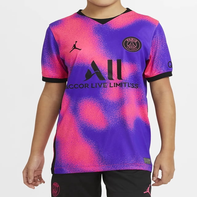 JERSEY NIKE PSG BRT STAD SS 4TH TEM. 20-21 JUVENIL ROSA/MORADO Nike 6CV8438640/JUVENIL/ROSA