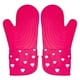 thumbnail image 1 of Juego de guantes de cocina Paris Hilton, resistentes al calor, para ollas, rosas, 1 of 6