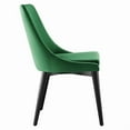 thumbnail image 5 of Modway Curve 20.5" Velvet Dining Side Chairs in White/Black (Set of 2), 5 of 10
