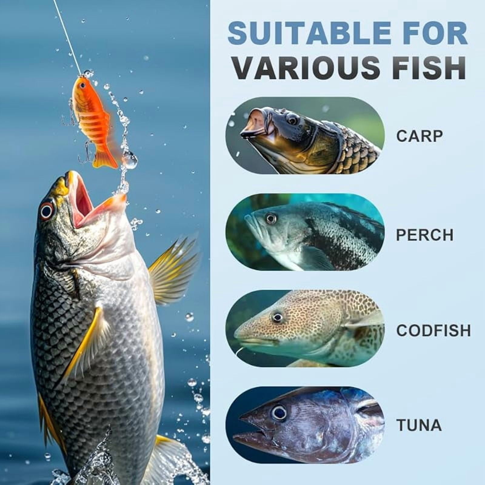 Robotic Fishing Lure, 2025 New 3D Swimming Bait for Freshwater and Saltwater, Fishing Gear Attracts Fishing Lures Walleye Trout Bass, Fishing Lures for Beginners, Amateurs and Professionals