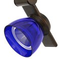 thumbnail image 4 of Benjara BM220795 12W Integrated LED Track Fixture with Polycarbonate Head, Bronze & Blue, 4 of 5