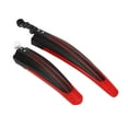 thumbnail image 3 of Bicycle Front Rear Mudguard, High Elasticity Thickened High Pressure PVC Bicycle Mudguard  For 20 Inch Front And Rear Wheels For 24 Inch Front And Rear Wheels Red, 3 of 8