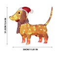 thumbnail image 3 of Livrdious Outdoor Glowing Metal Christmas Outdoor Garden Floor Decoration Christmas Movies on Clearance, 3 of 5
