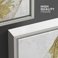 thumbnail image 4 of wall26 Framed Canvas Print Wall Art Duotone Gold Pastel Watercolor Rustic Forest Leaf Nature Wilderness Illustrations Modern Art Farmhouse/Country for Living Room, Bedroom, Office - 16"x24", 4 of 5