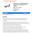 thumbnail image 2 of Heater Hose - Compatible with 2014 - 2023 Ford Transit Connect 2.5L 4-Cylinder 2015 2016 2017 2018 2019 2020 2021 2022, 2 of 2