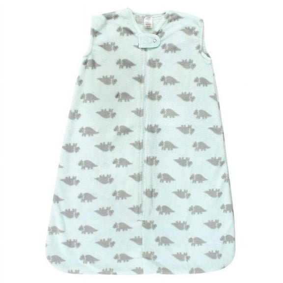 Hudson Baby Infant Boy Plush Sleeping Bag, Sack, Blanket, Sleeveless Triceratops, 0-6 Months
