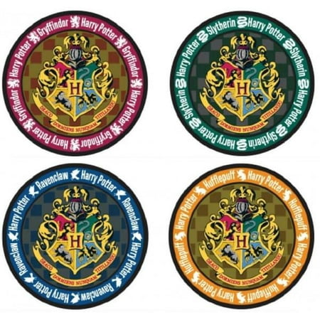 

Harry Potter School Crest 4-Piece Coaster Set: Round