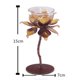 thumbnail image 2 of Candelabro en forma de flor creativa, adornos, portavelas de hierro, bandeja for velas de loto, 2 of 7